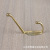 Zinc Alloy Single Antique Color Clothes Hook Door Bathroom Curtain Hook Wardrobe Wall Zinc Alloy