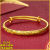 [Strip Printing] Free Ring Thai Bracelet for Women Ins Non-Fading Vietnam Placer Gold Antique Jewelry Bracelet