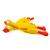 Factory Direct Sales Pet Latex Toys Soft Bite-Resistant Latex Sound Lying Duck Small and Medium Sized Dog Toys Wholesale