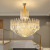 Duplex Building Chandelier Modern Minimalist Villa Crystal Lamp Light Luxury Hotel Lobby Light Hollow High Chandelier