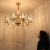 Light Luxury Chandelier Crystal Lamp Post-Modern Creative Living Room Nordic Style Art American Simple Elegant Restaurant Lamps
