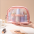 Transparent Cosmetic Bag Wash Bag PVC Bath Bag Cosmetic Storage Bag Handbag Women's Bag
