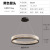 Internet Celebrity Round Nordic Entry Lux Style Generous And Personalized Creative Customer Bedroom Dining Room Bar Counter Aluminum Simple Chandelier