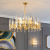 Light Luxury Chandelier Crystal Lamp Post-Modern Creative Living Room Nordic Style Art American Simple Elegant Restaurant Lamps