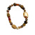 Original New Chinese Natural Book Stone Tiger Stone Agate Bracelet Female Retro Style Glaze Bracelet Ornament Wholesale