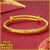 [Strip Printing] Free Ring Thai Bracelet for Women Ins Non-Fading Vietnam Placer Gold Antique Jewelry Bracelet