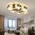 New Chinese Style Fabric Ceiling Lamp Package Combination Living Room Bedroom Dining-Room Lamp Hotel Tea House Villa Chinese Style Lamps