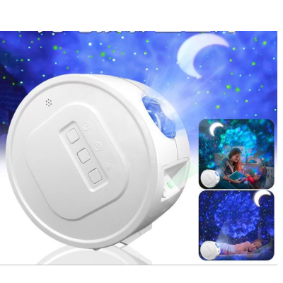 Star Light Projector Voice-Controlled LED Starry Night Light With Remote USB Charging Projection