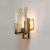 Modern Minimalist Living Room Light Luxury Wall Lamp Villa Nordic Bed Head Bedroom Ice Cube Crystal Designer Staircase Wall Lamp