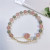 Korean Korean Style New, Personalized Fashion Strawberry Quartz Flash Stone Simple Bracelet Bracelet Hand Jewelry
