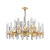 Light Luxury Chandelier Crystal Lamp Post-Modern Creative Living Room Nordic Style Art American Simple Elegant Restaurant Lamps