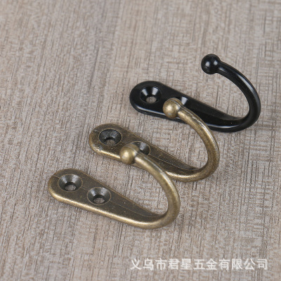 Antique Bronze Clothes Hook Clothes Hook Clothes Hook Hook Single Hook Coat Hook Kitchen Bathroom Silent Door Hook Wall Mounted Hoy