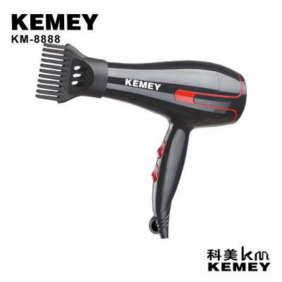Cross-Border Factory Direct Supply Komei KM-8888 2-in-1800W Strong Wind Hair Dryer No Damage Hair Quality