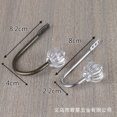 Chinese-Style Wall Shower Door Rear Hook Kitchen Innovative Coat Hook Wall Hanging Decoration Modern Hook Clothes Hook