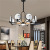 New Chinese-Style Chandelier Restaurant Modern Minimalist Front Desk Bar Tea Room Study Chinese Style New LED Lamp