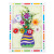 Button Bouquet Handmade DIY Material Kit Mother's Day Children's Kindergarten Puzzle Ideas Button Flower Works