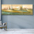 Three-Piece Painting Corridor Decoration Oil Painting Mountains and Rivers Background Painting Simple Style Living Room Mural Bedroom Sofa Background Mural