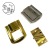 Luggage Buckle Gift Box Japanese-Shaped Lock Taiping Buckle Zinc Alloy Die Casting Hanging Plated Lock with Screws Factory Direct Sales