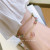 Korean Korean Style New, Personalized Fashion Strawberry Quartz Flash Stone Simple Bracelet Bracelet Hand Jewelry