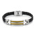 Woven Bracelet Gold-Plated Rose Gold Black Plated European and American New Fashion Titanium Ornament Stainless Steel