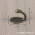 Hardware Coat and Cap Thick Zinc Alloy Small Single Hook Wall Clothes Hook Kitchen Toilet Hook