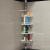 Factory Direct 2.6m Supply Bathroom Corner Bracket Bathroom Storage Rack Plastic Punch-Free Toiletries Storage Rack