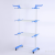 WingShaped Foldable FloorDrying Rack Household Portable Movable Retractable Three-Layer Towel Rack with Wheels Wholesale