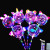 20-Inch Internet Celebrity Transparent Luminous Bounce Ball Rose Balloon Night Market Push Scan Code Cartoon Balloon Wholesale