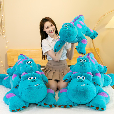 Foreign Trade Popular Style Blue Wool Monster Plush Toy Pillow Monster University Sullivan Doll Holiday Gift Doll Wholesale