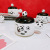 INS Creative Cartoon Ceramic Cup Panda Football Mug Student Gift Good-looking with Cover Spoon Water Cup Cup