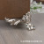 Silver Wooden Box Decoration Corner Protector Iron Antique Zinc Alloy Foot Crafts Foot Cornerite Corner Protective Angle Corner Protector