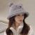 New Autumn and Winter Fisherman Hat Women Korean Style Fashion Bear Sweet Cute Lamb Wool Thickened Warm Hat Wholesale