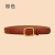 New Two-Layer Leather Ladies' Pin Buckle Belt Casual All-Match Retro Leather Belt Women's Japanese Buckle Jeans Strap