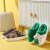 Platform Thin Stereo Rabbit Bear Cotton Slippers High-End Beautiful Fluffy Slippers Couple Household Casual Cotton-Padded Shoes