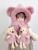 Winter Children's Hat Scarf Gloves Integrated Parent-Child Dehaired Angora Earmuffs Hat Cute Boys and Girls Warm Scarf