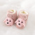 22 Autumn and Winter New Fleece-Lined Thickened Baby's Shoes Glue Dispensing Non-Slip Toddler Shoes Three-Dimensional Puppy Doll Velcro Ankle Sock