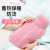 Autumn and Winter Knitting Keep Warm Pure Color Hot Water Bottle Cover Detachable Flannel Thickened Hot-Water Bag Plush Cover Hand Warmer Wholesale