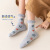 22 Autumn and Winter New Girls' Socks 5 Pairs Bow Combed Cotton Mid-Calf Children's Socks Cartoon Baby Socks