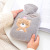 New Cartoon Plush Hot Water Bag Thickened Water Injection Student Female Hand Warmer Portable and Cute Mini Hand Warmer Wholesale