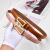 Pant Belt Women's Wholesale Leather Belt Girls' Fashion All-Match Retro Cowhide Lazy Belt Women's Decorative Outerwear