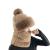 Live Hat Female Autumn and Winter New Scarf Mask Integrated Ear Protection Wind-Proof Cap Parent-Child Children Thick Warm Toque