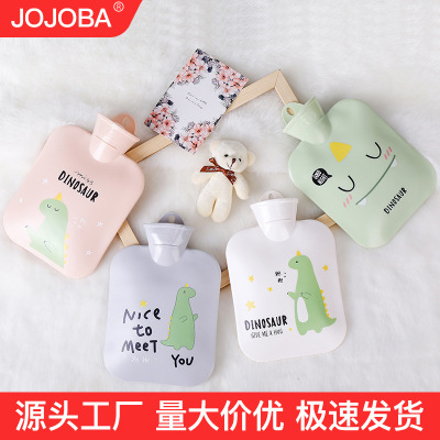 Jojoba New Hot Water Injection Bag Medium Cartoon Extra Thick PVC Hot-Water Bag Creative Stylish and Portable Hand Warmer