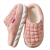 Thick-Soled Cotton Slippers Women's Poop Feeling Indoor Household Warm Keeping Heel Cover Confinement Woolen Slipper Men