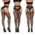 European and American Foreign Trade Sexy Sling Mesh Stockings Stockings Super Stretch Sexy Garter Romper Women's Open Fine Mesh Non-Slip
