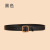 New Cowhide Belt Ladies' Pin Buckle Genuine Leather Casual Versatile Retro Belt Women's Japanese Buckle Jeans Strap