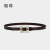 Women's Korean-Style Rhinestone Diamond Leather Belt Trendy All-Match Dress Decoration Jeans Thin Belt Wholesale