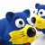 New Latex Sound Toy Q Version round Fox Bite-Resistant Molar Dog Toy Latex Pet Toy