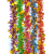 1.5m PET Christmas wired tinsel garland available in multiple colors colorful tinsel garland with star shaped sequins