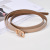 New Belt Thin Belt Decorative Dress Fashionable All-Match Thin Belt Genuine Leather Belt Female Personality Trendy Belt