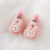 Winter Fleece-Lined Doll Cute Baby Toddler Shoes Thickened Lace-up Room Socks Soft Bottom Non-Slip Cartoon Kid's Socks